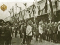 Zenica, 30.maj 1910. sati 11:48; dobrodošlica od okružnog predstojnika Travnika Mih. vitez Rukavina, kotarski g.Strassman i gradonačelnik Ali ef. Harmandić