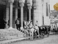 Sarajevo, 31. maj 1910. Car ispred Gradske vijećnice i dočekan od strane gradonačelnika Esada ef. Kulovića