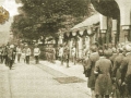 Mostar, 03.juni 1910. sati 12:00; Dolaskom carevog voza u Mostar oglasili su se topovi sa Huma i ostalih tvrđava