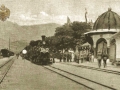 Mostar, 03. juni 1910. Ispračaj cara Franje Josipa I iz Mostara uz pucanje topova sa Huma